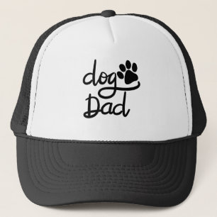 Gorra De Camionero Perro Divertido Huella de Perro Papá Perro