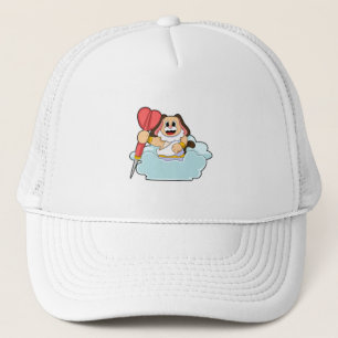 Gorra De Camionero Perro en Darts con Dart