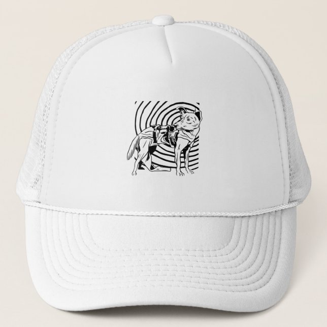 GORRA DE CAMIONERO PERRO ESPACIAL LAIKA (Anverso)