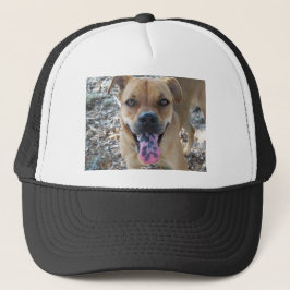 Gorra De Camionero Perro feliz con lengua manchada