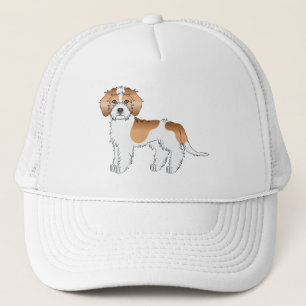 Gorra De Camionero Perro Goldendoodle Miniatura de Color Parti Albari