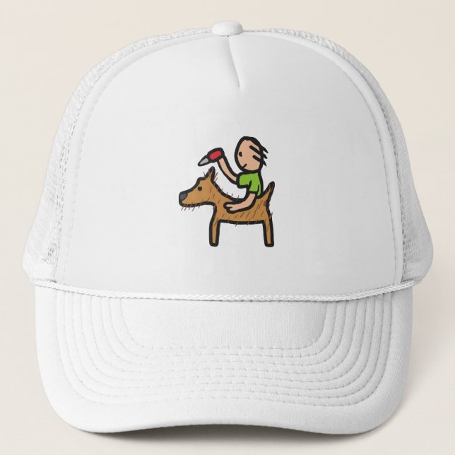 Gorra De Camionero Perro Grooming (Anverso)