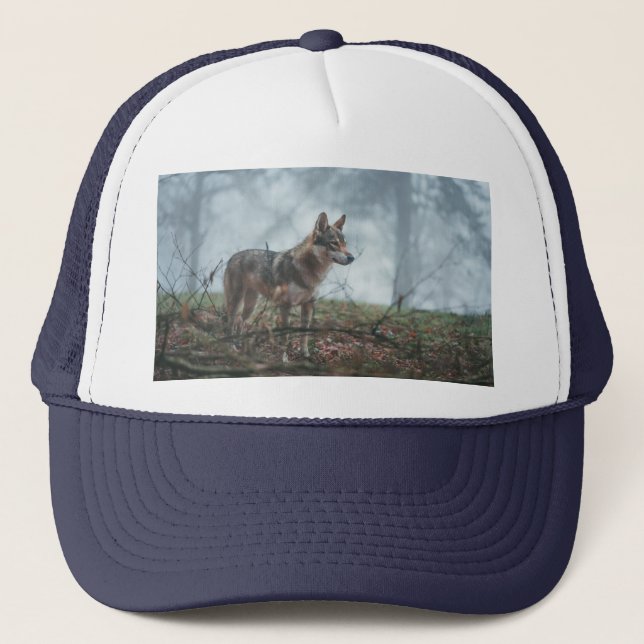 Gorra De Camionero Perro lobo  (Anverso)
