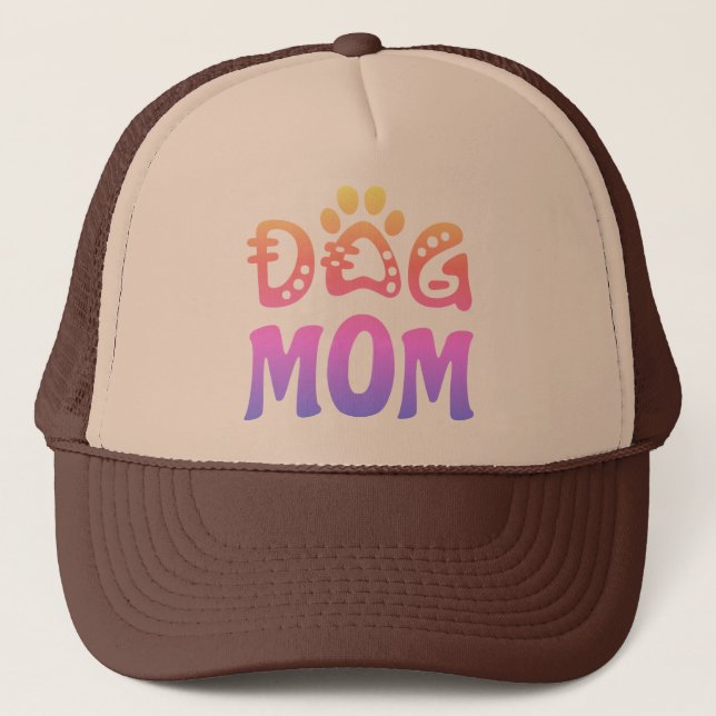 Gorra De Camionero Perro Mamá (Anverso)