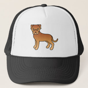 Gorra De Camionero Perro mastín de Burdeos de dibujos animados