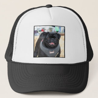Gorra De Camionero Perro negro del barro amasado