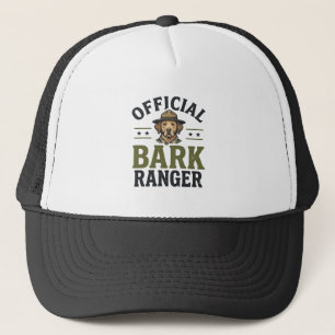 Gorra De Camionero Perro Oficial de Ranger de corte vintage gráfico_1
