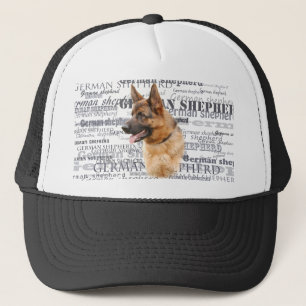 Gorra De Camionero Perro pastor alemán