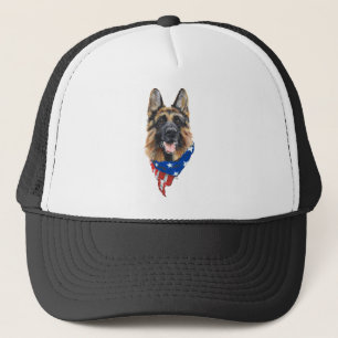 Gorra De Camionero Perro pastor alemán