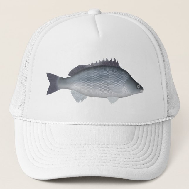 Gorra De Camionero Perro plateado (Anverso)