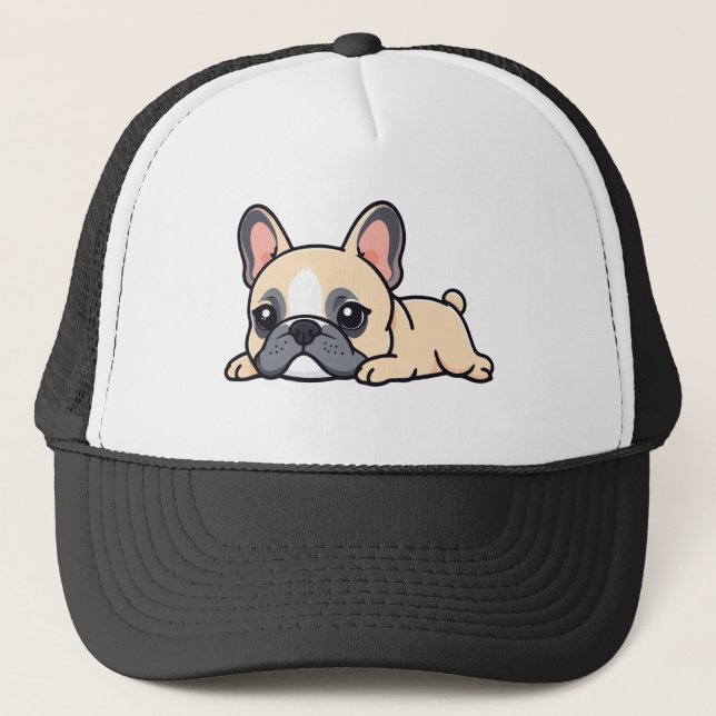 Gorra De Camionero Perro pug (Anverso)