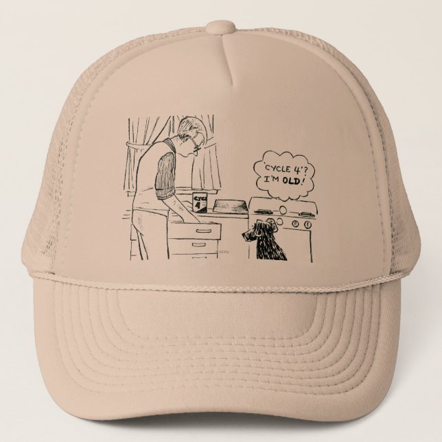 Gorra De Camionero Perro que consigue más viejo (Anverso)