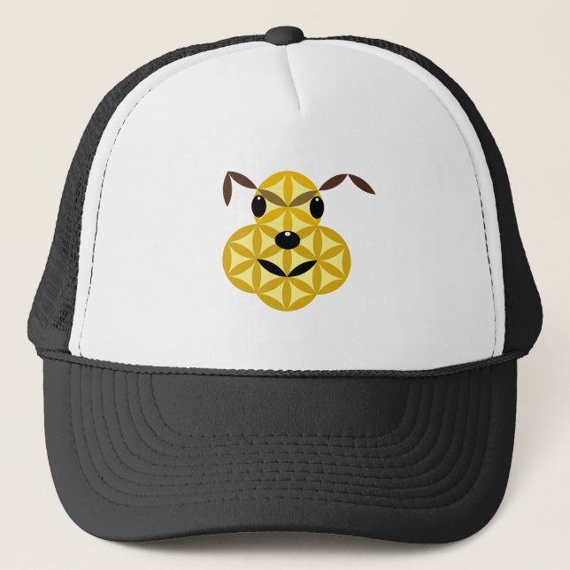 Gorra De Camionero Perro sagrado - Perro de la vida 01. (Anverso)