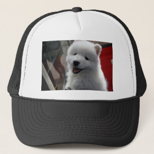 Gorra De Camionero Perro Samoyedo
