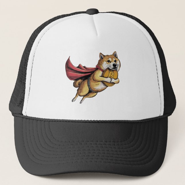 Gorra De Camionero Perro Shiba Inu (Anverso)