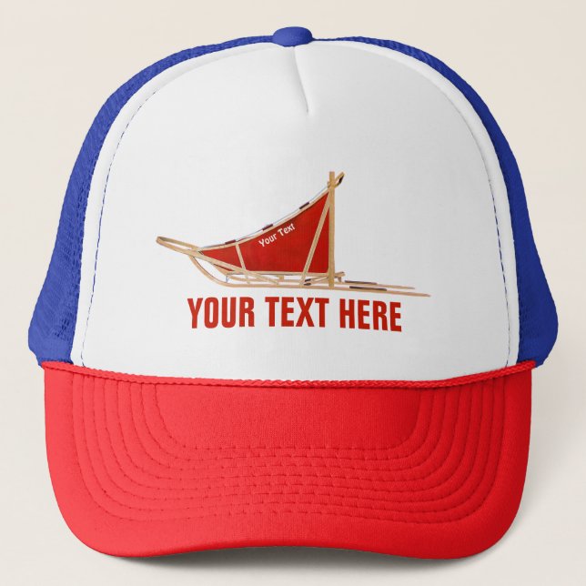 Gorra De Camionero Perro Sled (Anverso)