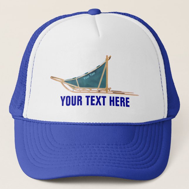 Gorra De Camionero Perro Sled (Anverso)