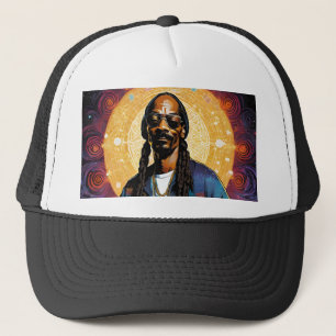 Gorra De Camionero Perro Snoop: poder de las flores
