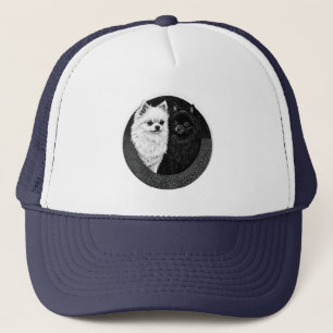 Gorra De Camionero perro spitz japonés