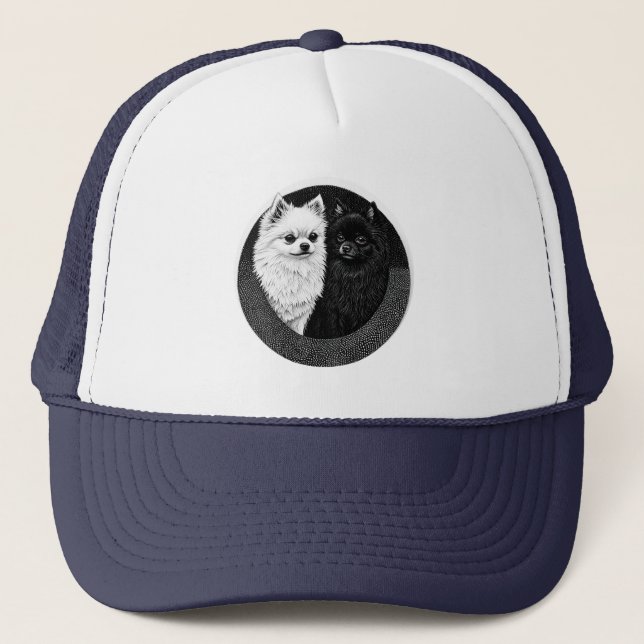 Gorra De Camionero Perro spitz japonés (Anverso)