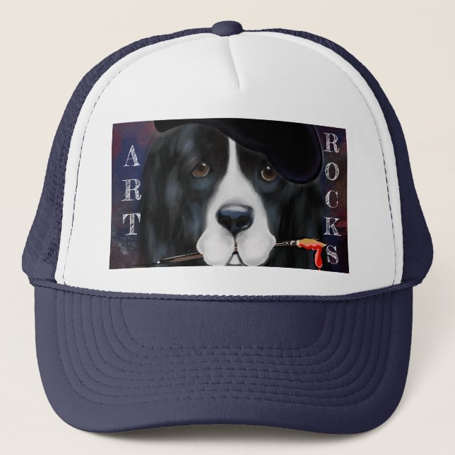 Gorra De Camionero Perro Terranova (Anverso)