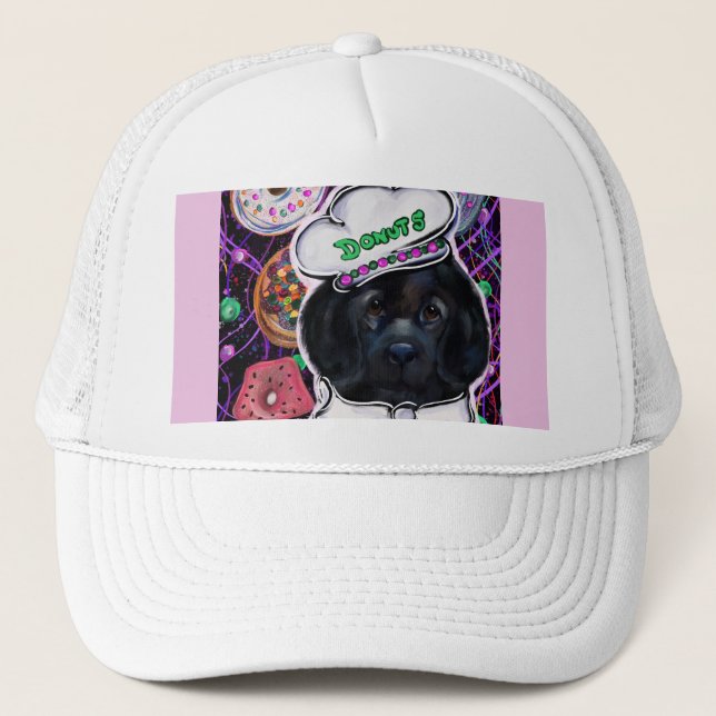 Gorra De Camionero Perro Terranova         (Anverso)