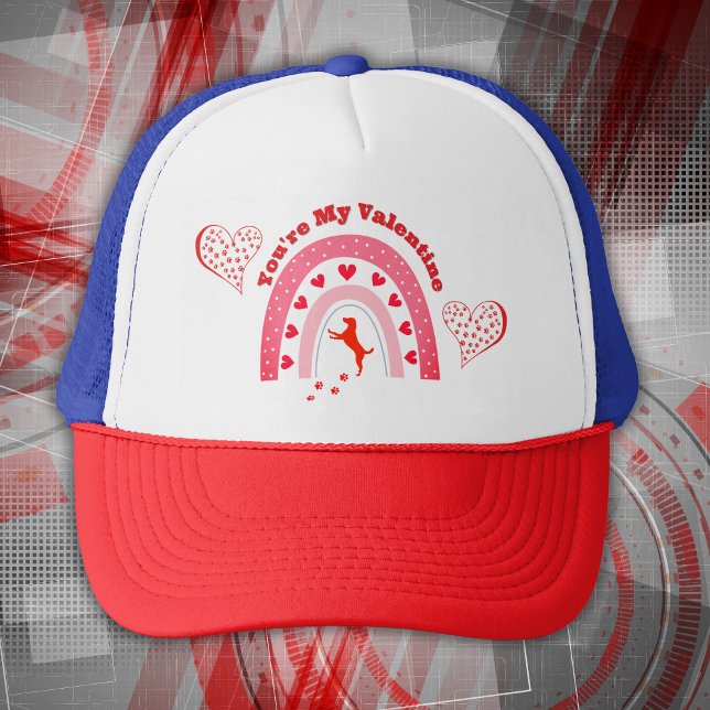 Gorra De Camionero Perro Valentine - Eres mi Valentín | (Subido por el creador)