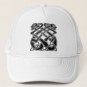 Gorra De Camionero Perros célticos negros