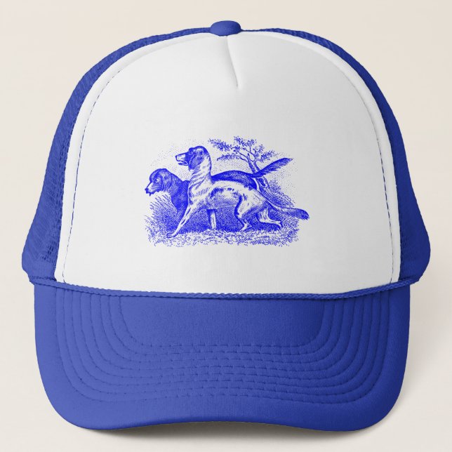 Gorra De Camionero Perros de época (Anverso)