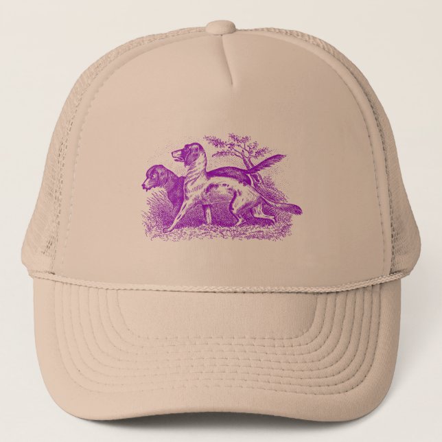 Gorra De Camionero Perros de época (Anverso)