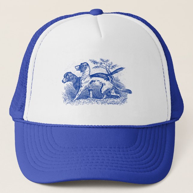 Gorra De Camionero Perros de época (Anverso)