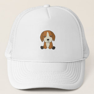 Gorra De Camionero Perros De Perro Beagle Cuppy Cute Para Niños