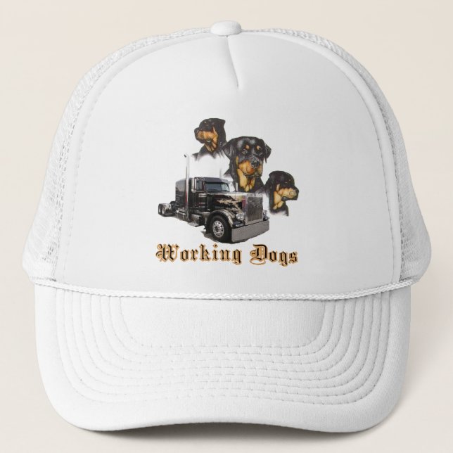 Gorra De Camionero Perros de trabajo (Anverso)