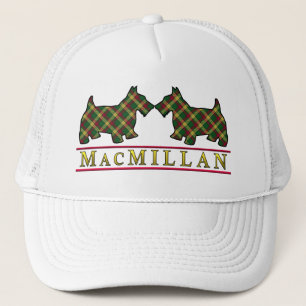Gorra De Camionero Perros del escocés del tartán de MacMillan del