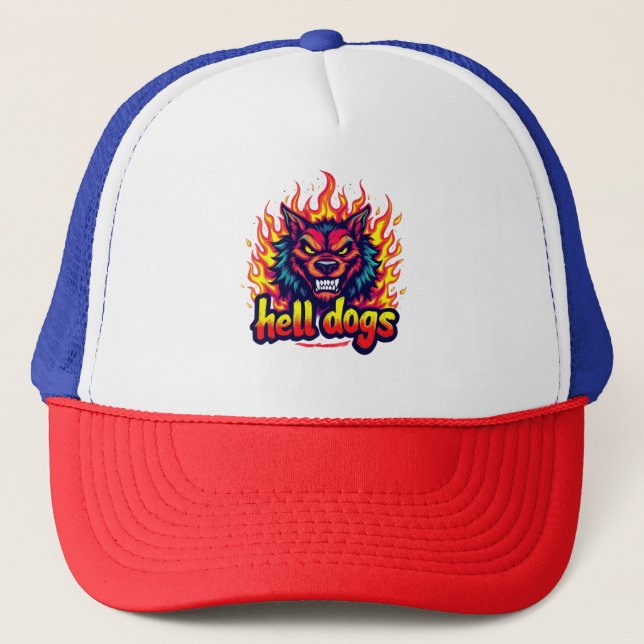 Gorra De Camionero Perros del infierno (Anverso)