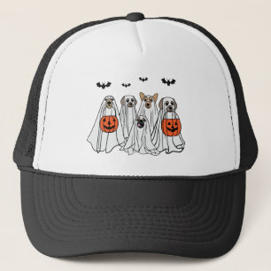 Gorra De Camionero Perros divertidos de Halloween con fantasía - С lo