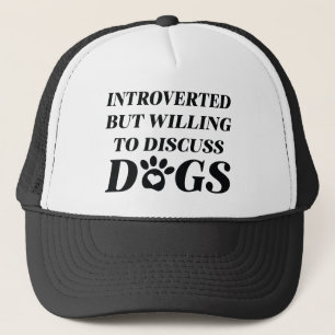 Gorra De Camionero Perros introvertidos