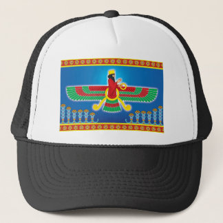 Gorra De Camionero Persa Faravahar del Zoroastrian