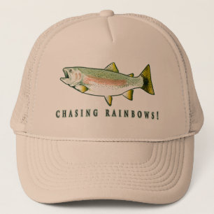 Gorra De Camionero Persecución de la trucha arco iris