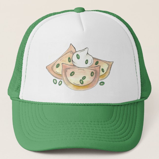 Gorra De Camionero Persecuciones polacas Ucrania Varyenky Dumplings A (Anverso)