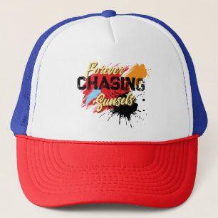 Gorra De Camionero Persiguiendo atardeceres de verano para siempre 