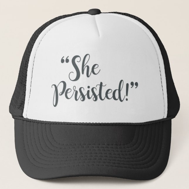GORRA DE CAMIONERO PERSISTIÓ... (Anverso)