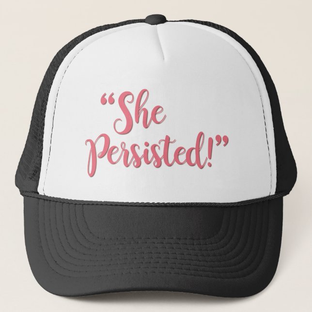 GORRA DE CAMIONERO PERSISTIÓ... (Anverso)