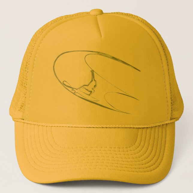 Gorra De Camionero Persona que practica surf de Cammo (Anverso)