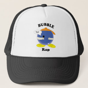 Gorra De Camionero Personaje de dibujos animados de burbuja divertida