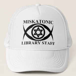 GORRA DE CAMIONERO PERSONAL DE LA BIBLIOTECA MISKATONIC