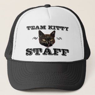 Gorra De Camionero PERSONAL del gatito del equipo