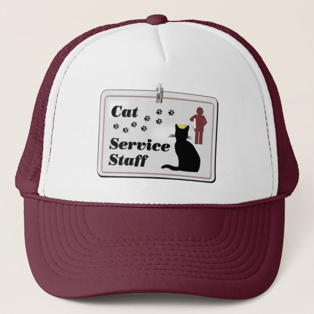 Gorra De Camionero Personal del servicio de Cat (Anverso)