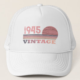 Gorra De Camionero Personaliazed ochenta vintage fiesta de cumpleaños