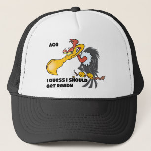 Gorra De Camionero Personalice la edad con halcón